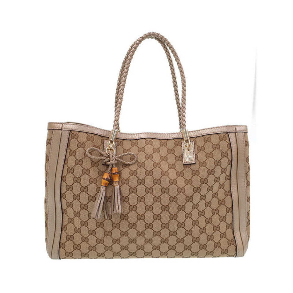 Gucci Bella Bamboo Tassel Tote Bag